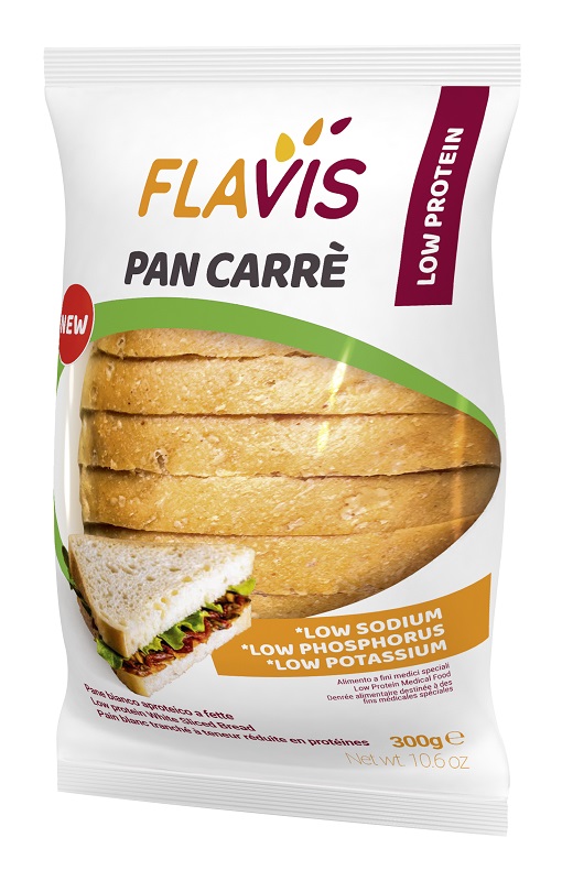 FLAVIS PAN CARRE' APROTEICO 300 G - dottorbianchi.it