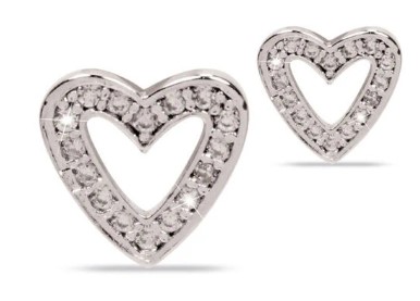 MJ POST 294 CUORE CON BORDO DI CRISTALLI - dottorbianchi.it