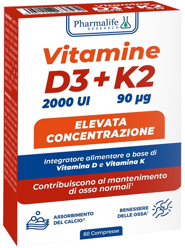 VITAMINE D3+K2 60 COMPRESSE - dottorbianchi.it