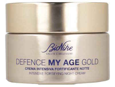 DEFENCE MY AGE GOLD CREMA INTENSIVA FORTIFICANTE NOTTE 50 ML - dottorbianchi.it