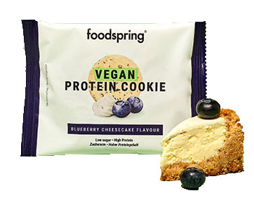 VEGAN PROTEIN COOKIE CHEESECAKE AL MIRTILLO 50 G - dottorbianchi.it