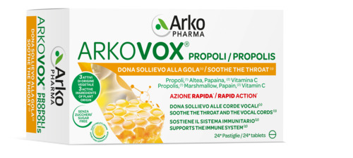ARKOVOX PROPOLI MIELE/LIMONE 24 COMPRESSE - dottorbianchi.it