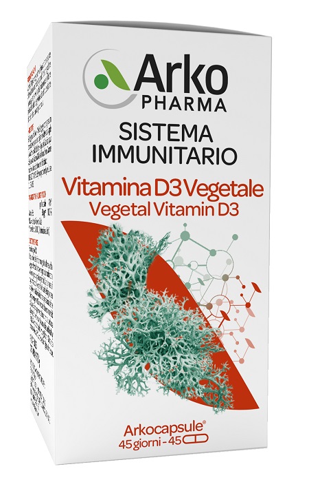 ARKOCPS VITAMINA D3 VEGETALE 45 CAPSULE - dottorbianchi.it