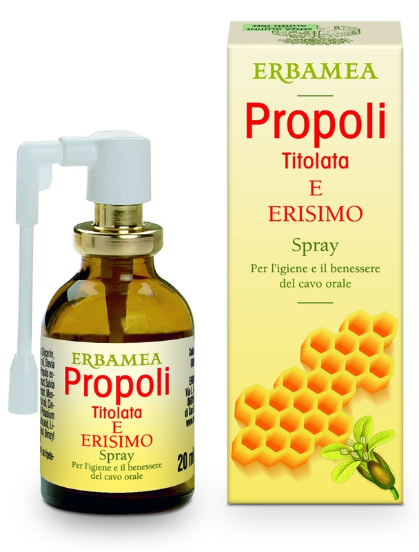 PROPOLI ERISIMO TITOLATA SPRAY 20 ML - dottorbianchi.it