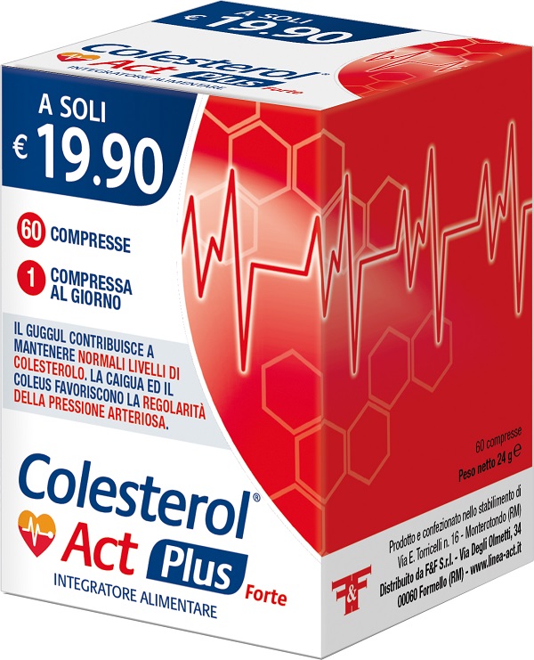 COLESTEROL ACT PLUS FORTE 60 COMPRESSE - dottorbianchi.it