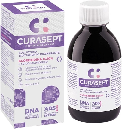 CURASEPT COLLUTORIO ADS DNA TRATTAMENTO RIGENERANTE 200 ML - dottorbianchi.it