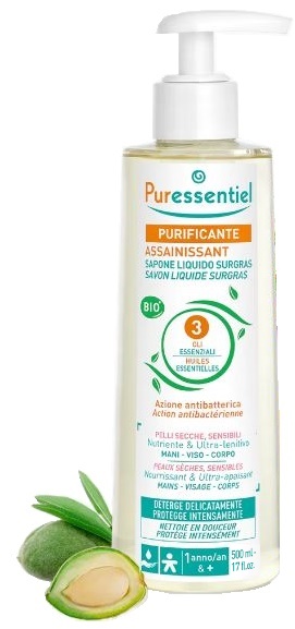 PURESSENTIEL SAPONE SURGRAS BIO 500 ML - dottorbianchi.it
