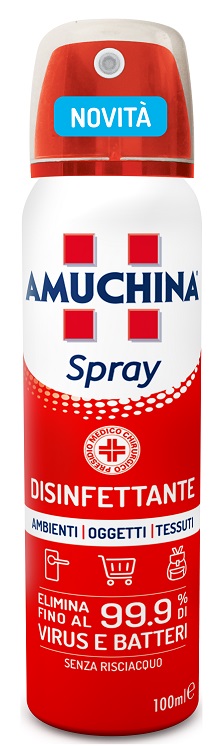 AMUCHINA SPRAY AMBIENTI OGGETTI TESSUTI 100 ML - dottorbianchi.it