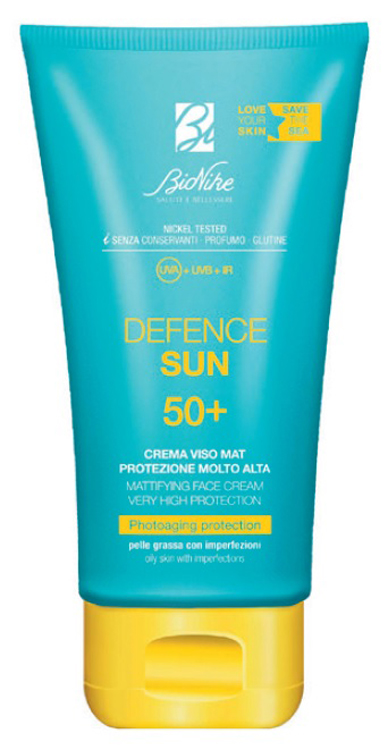 DEFENCE SUN CREMA VISO MAT SPF50+ PROTEZIONE MOLTO ALTA 50 ML - dottorbianchi.it