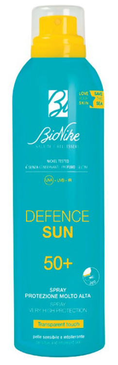 DEFENCE SUN SPRAY TRANSPARENT TOUCH 50+ 200 ML - dottorbianchi.it