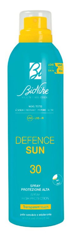 DEFENCE SUN SPRAY TRANSPARENT TOUCH 30 200 ML - dottorbianchi.it
