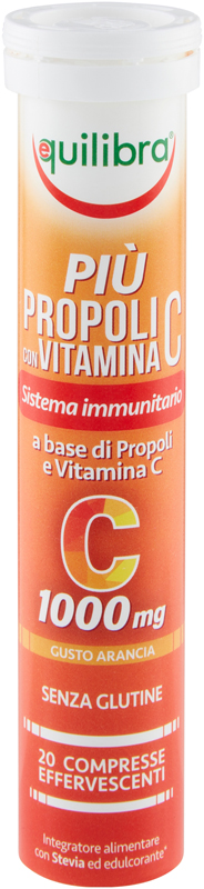 PIU' PROPOLI CON VITAMINA C 20 COMPRESSE - dottorbianchi.it
