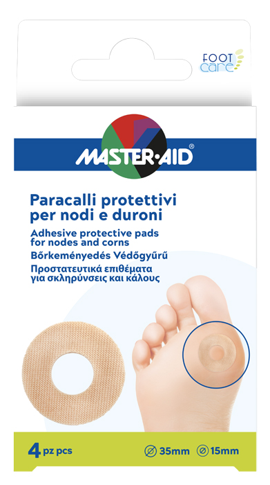PARACALLI MASTER-AID FOOTCARE NODI E DURONI 4 PEZZI B8 - dottorbianchi.it