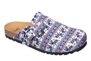 AMIATA MAN MICROFIBRA STAMPATA BLU/MULTICOLOR 39 - dottorbianchi.it