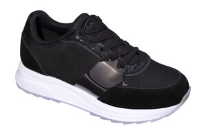CALZATURA BEYONCE' MESH+SUEDE WOMAN BLACK 36 - dottorbianchi.it