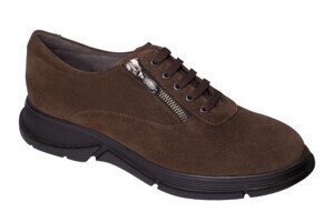 CALZATURA BRISTOL ZIP SUEDE WOMAN COFFEE 37 - dottorbianchi.it
