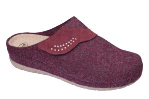 CALZATURA BRUGES FELT+SUEDE WOMAN BORDEAUX 36 - dottorbianchi.it