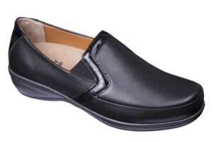 CATHERINE SLIP ON PELLE NERO 39 - dottorbianchi.it
