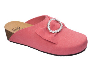 CALZATURA CRYSTAL FELT+STRASS WOMAN CORAL 37 - dottorbianchi.it