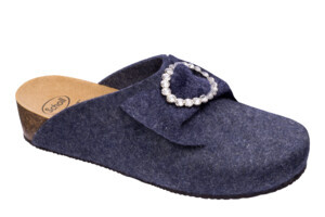 CALZATURA CRYSTAL FELT+STRASS WOMAN NAVY BLUE 38 - dottorbianchi.it
