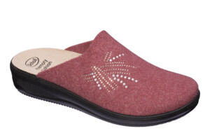 CALZATURA ESTHER 2,0 FELT+STRASS WOMAN WINE 38 - dottorbianchi.it