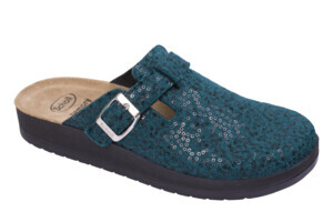 CALZATURA JANICE FELT+SEQUINS WOMAN EMERALD 36 - dottorbianchi.it