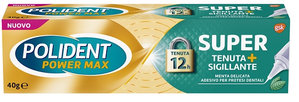 POLIDENT SUPER TENUTA+SIGILLANTE MENTA DELICATA ADESIVO PROTESI DENTALE 40 G - dottorbianchi.it