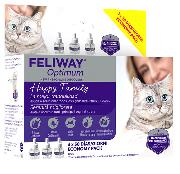 FELIWAY OPTIMUM REFILL 3X48 ML - dottorbianchi.it