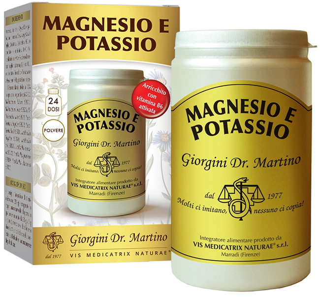MAGNESIO E POTASSIO POLVERE 360 G - dottorbianchi.it