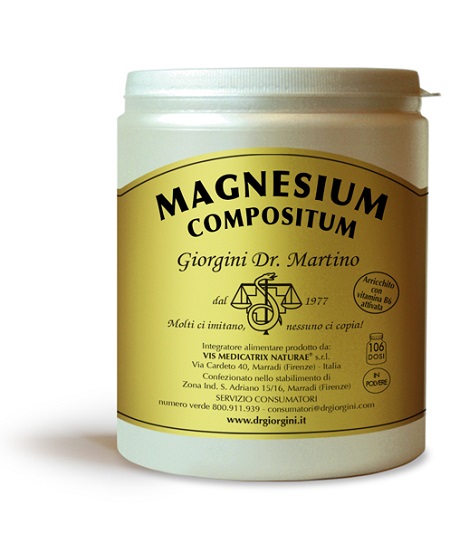 MAGNESIUM COMPOSITUM POLVERE 500 G - dottorbianchi.it