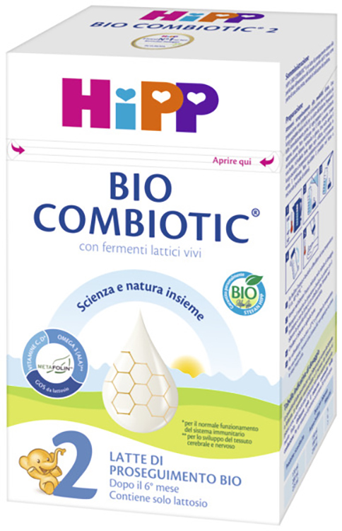 HIPP 2 BIO COMBIOTIC 600 G - dottorbianchi.it