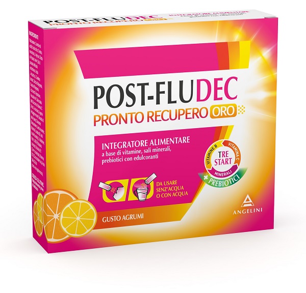 POSTFLUDEC AGRUMI PRONTO RECUPERO ORO 12 BUSTINE - dottorbianchi.it