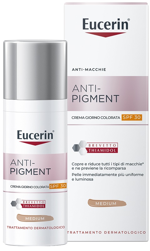 EUCERIN ANTI-PIGMENT GIORNO SPF30 COLORATO MEDIUM 50 ML - dottorbianchi.it