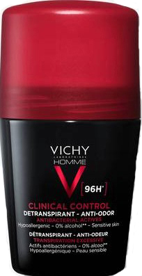 VICHY HOMME DEODORANTE CLINICAL CONTROL 96H ROLL 50 ML - dottorbianchi.it