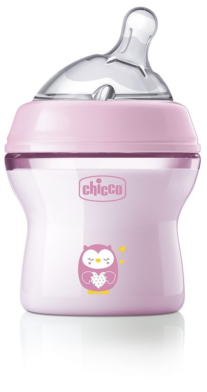 CHICCO BIBERON NAT FEEL PP 0M+ 150 ML BIMBA - dottorbianchi.it