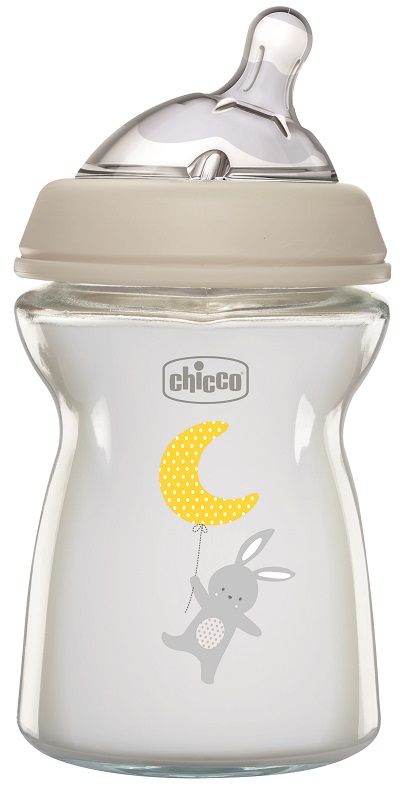 CHICCO BIBERON NAT FEEL VETRO 0M+ 250 ML - dottorbianchi.it