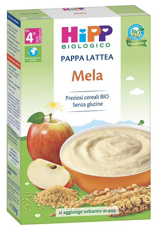 HIPP BIO PAPPA LATTEA MELA 250 G - dottorbianchi.it