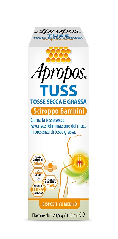 APROPOS TUSS SCIROPPO BAMBINI 150 ML - dottorbianchi.it