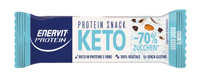 ENERVIT PROTEIN KETO SNACK COCCO CHOCO ALMOND 35 G - dottorbianchi.it