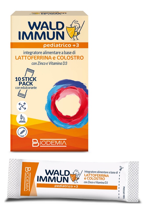 WALD IMMUN PEDIATRICO +3 10 STICK GUSTO CIOCCOLATO - dottorbianchi.it