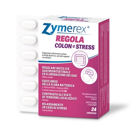 ZYMEREX REGOLA COLON E STRESS 24 COMPRESSE - dottorbianchi.it