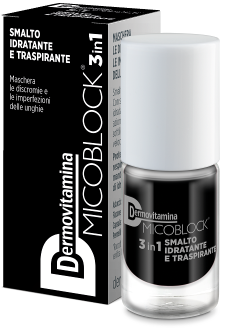 DERMOVITAMINA MICOBLOCK 3IN1 SMALTO IDRATANTE E TRASPIRANTE NERO 5 ML - dottorbianchi.it