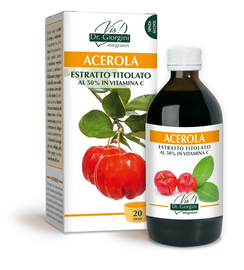 ACEROLA ESTRATTO TITOLATO AL 50% 200 ML - dottorbianchi.it