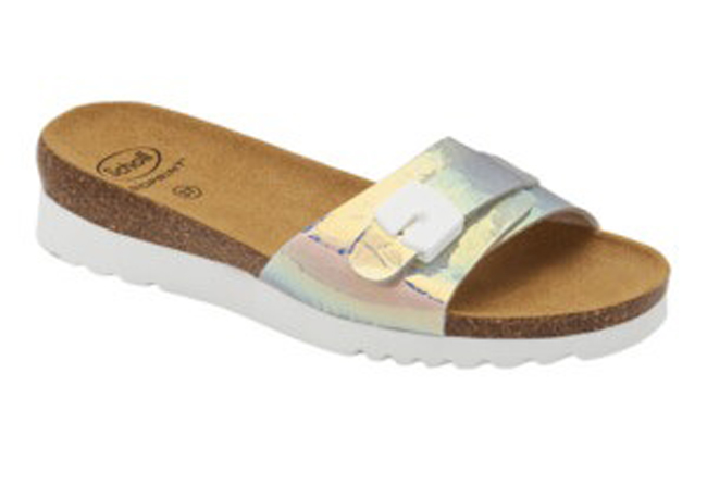 GINNI SIMILPELLE IRIDESCENTE MULTICOLOR 36 - dottorbianchi.it