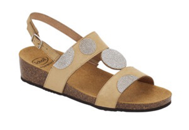 DUBAI SANDAL BEIGE 39 - dottorbianchi.it