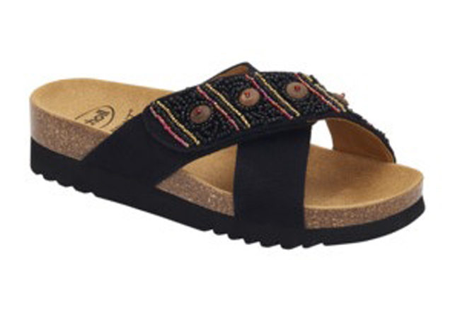 LA SERENA STRAP NERO/MULTICOLOR 37 - dottorbianchi.it