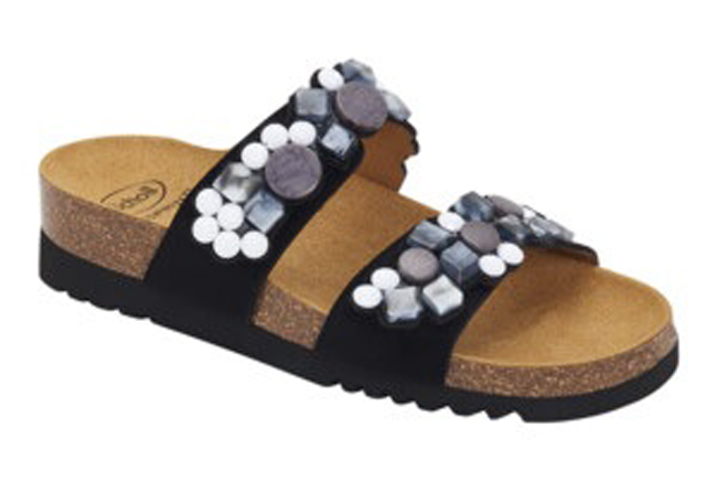 SINTRA 2 STRAPS NERO/MULTICOLOR 35 - dottorbianchi.it