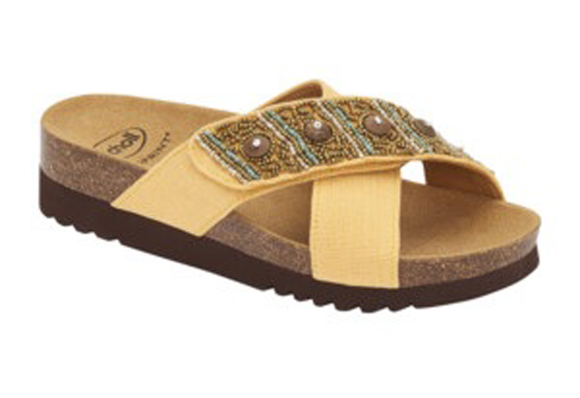 LA SERENA STRAP GIALLO/MULTICOLOR 36 - dottorbianchi.it