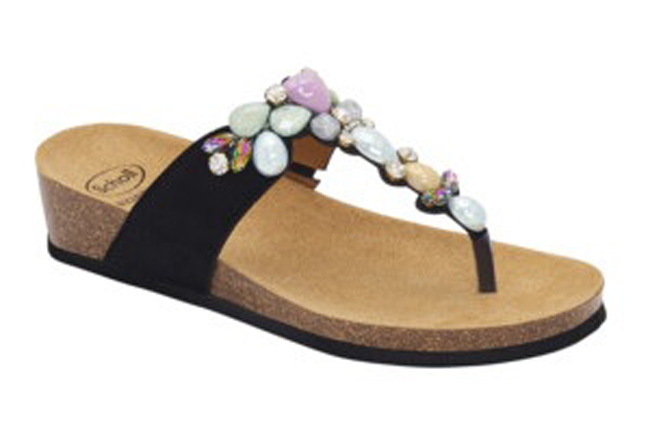 PALAU FLIP-FLOP NERO/MULTICOLOR 36 - dottorbianchi.it