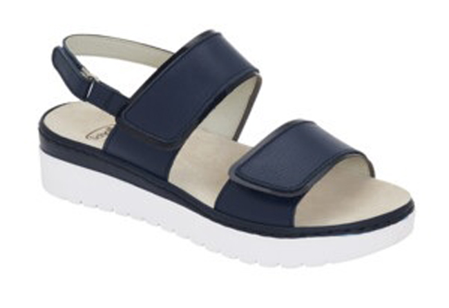 VIAREGGIO STRAP PELLE NAVY BLUE 36 - dottorbianchi.it